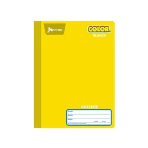 Cuaderno Norma Color College Blanco 100 Hojas.