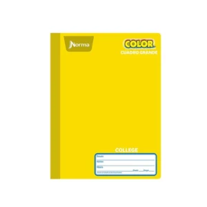Cuaderno Norma Color College Cuadro Grande 100 Hojas.