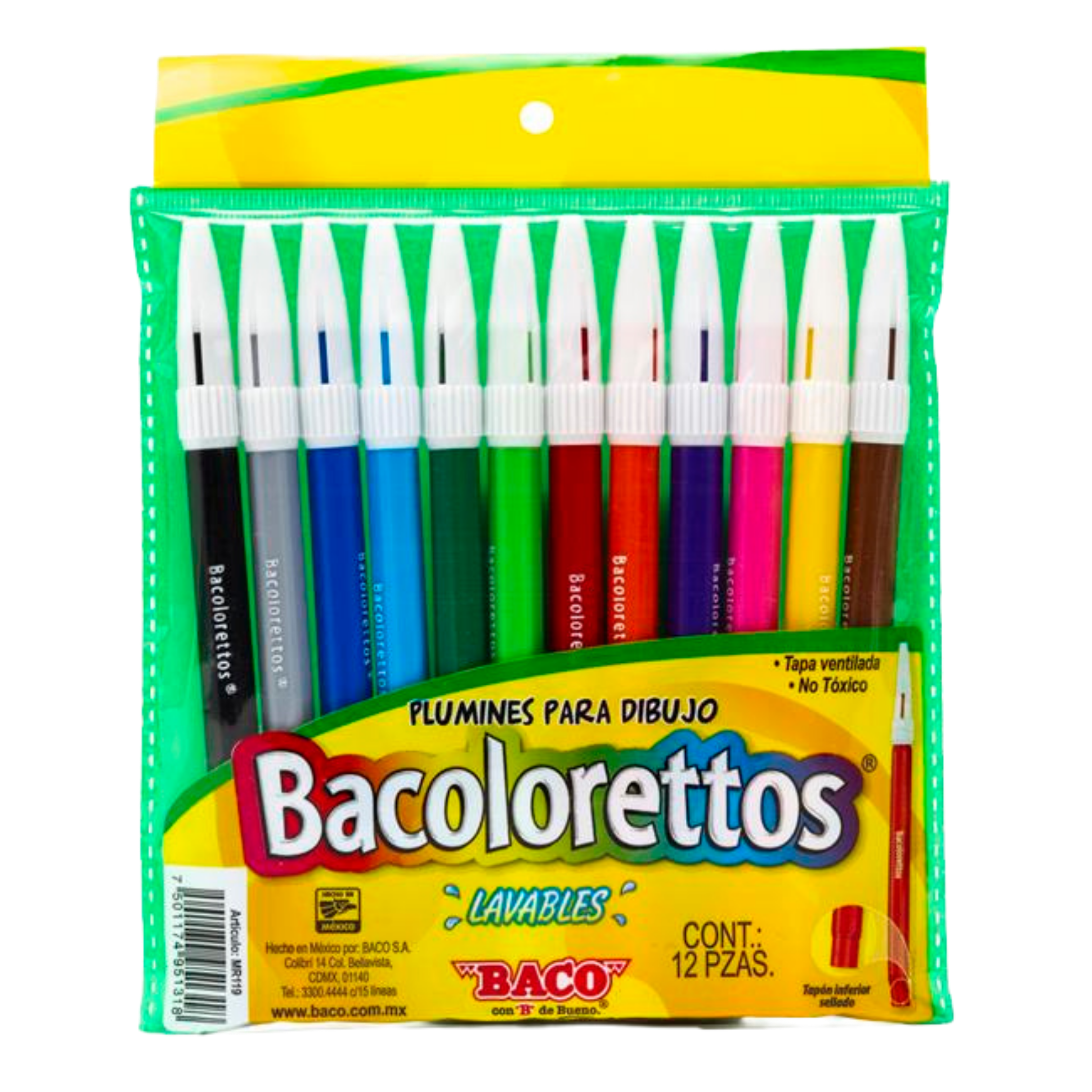 Plumines Bacolorettos C/12