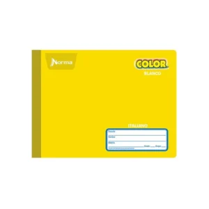 Cuaderno Norma Color Forma Italiana Blanco 100 Hojas.