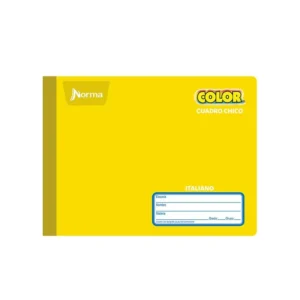 Cuaderno Norma Color Forma Italiana Cuadro Chico 100 Hojas.