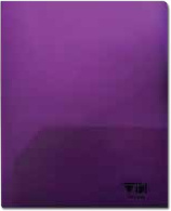FÓLDER DE PLÁSTICO carta morado