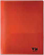 FÓLDER DE PLÁSTICO carta rojo