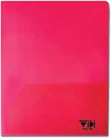 FÓLDER DE PLÁSTICO carta rosa