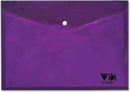 SOBRE CON BROCHE tamaño oficio morado